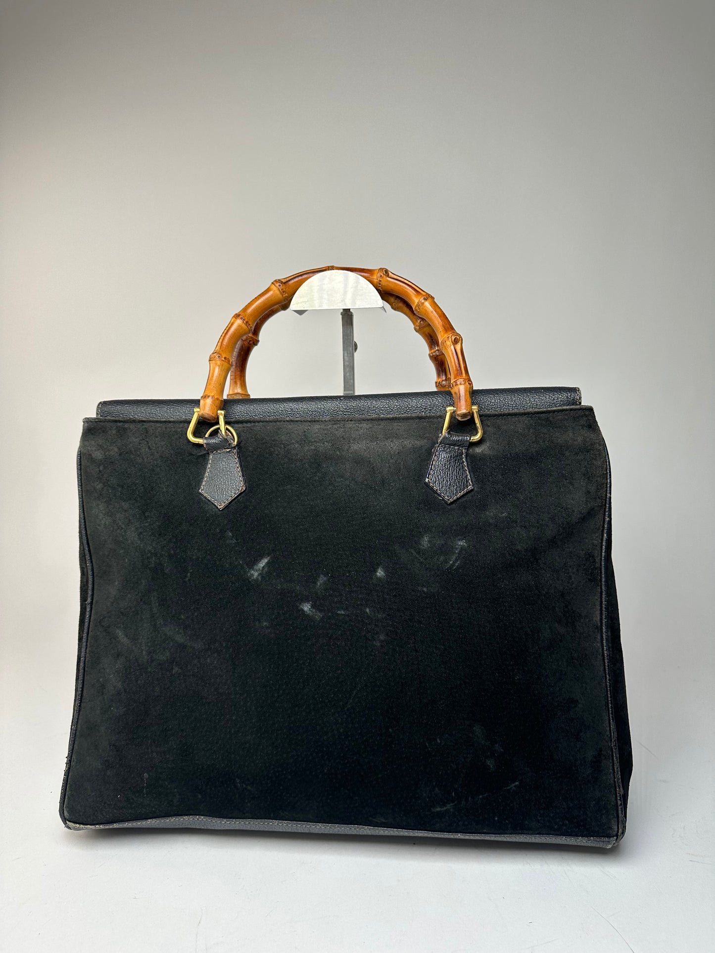 Vintage Gucci bamboo suede Bamboo