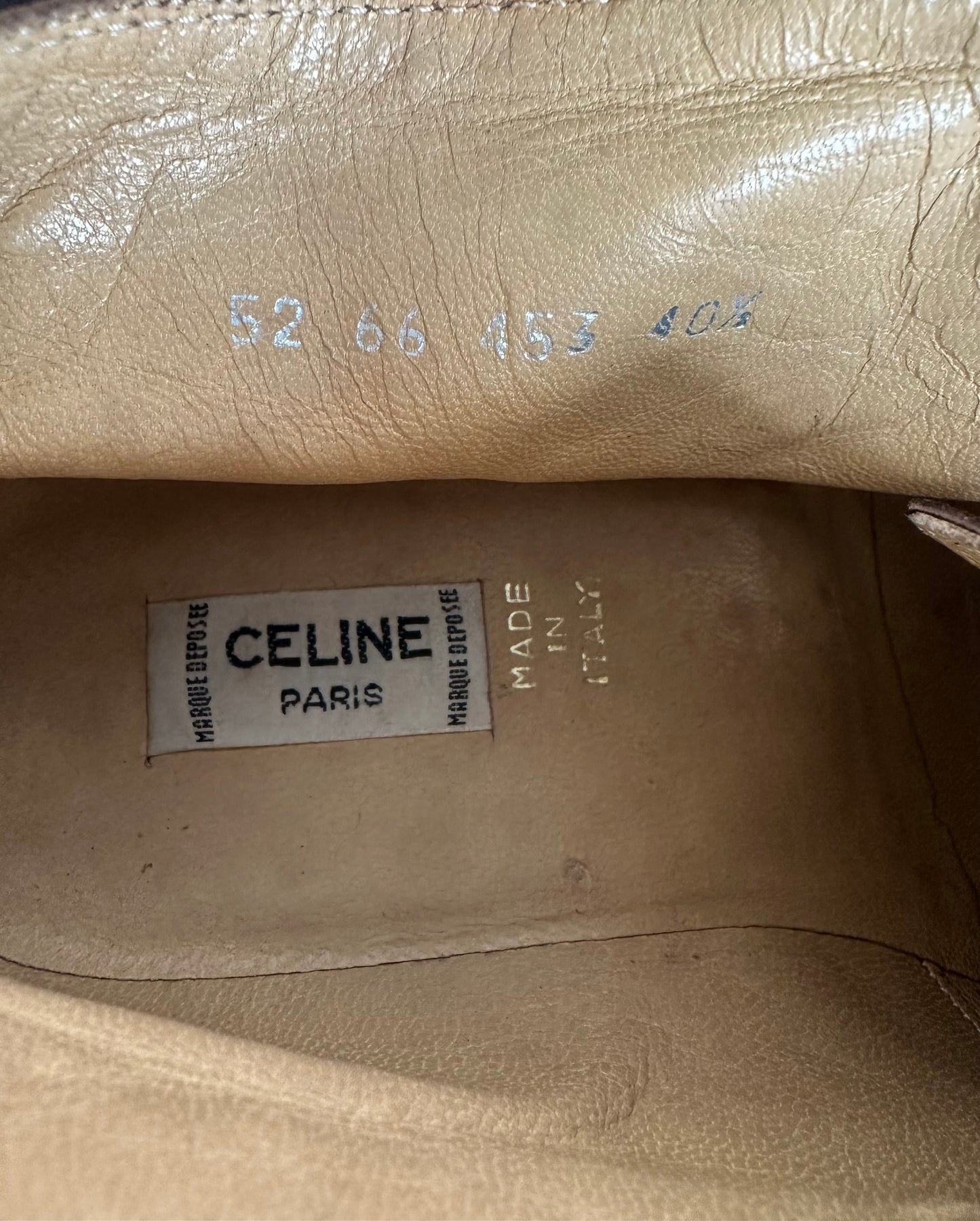 Vintage Celine Chukka Boots Brown Suede EU40,5