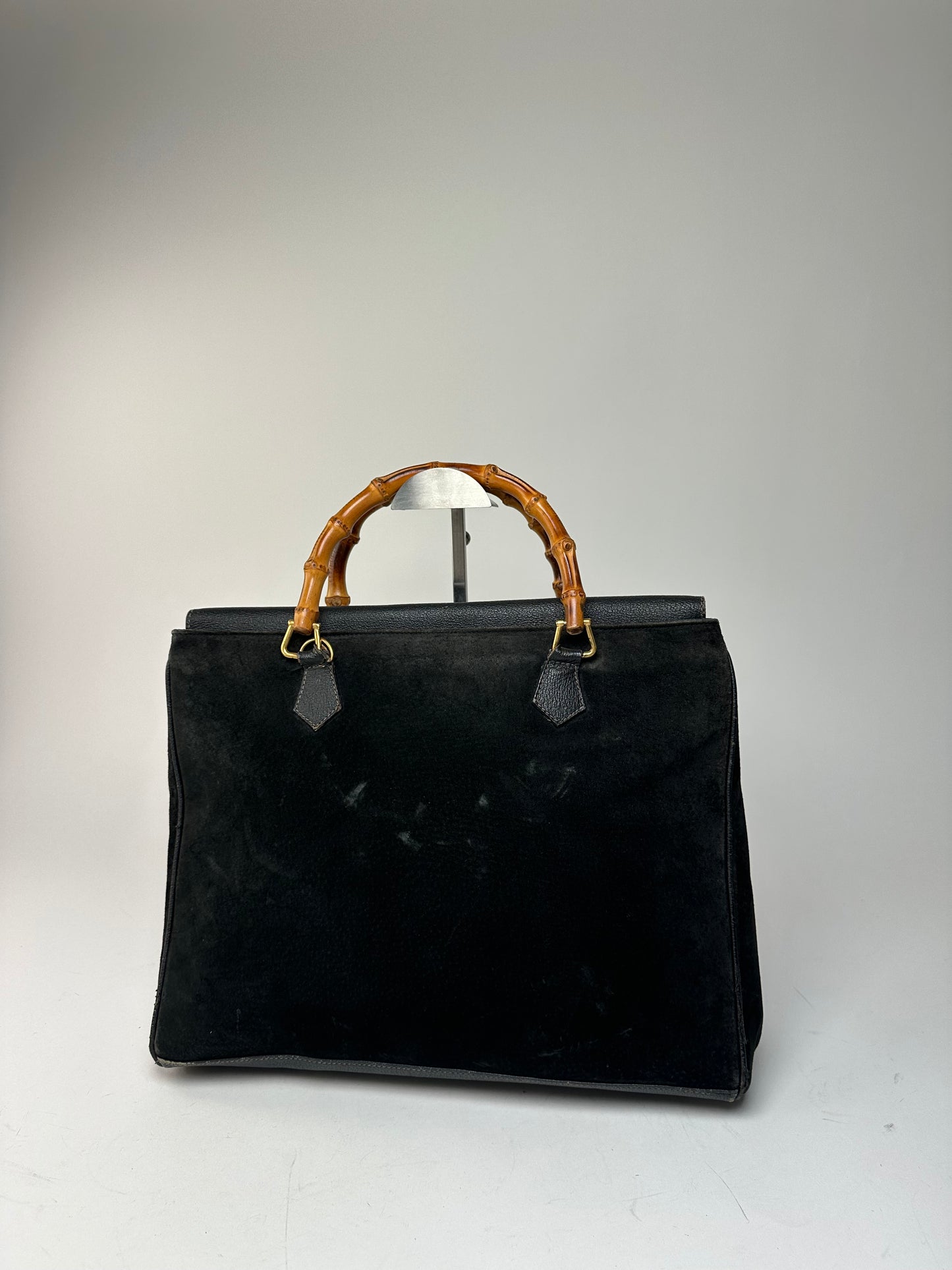 Vintage Gucci bamboo suede Bamboo