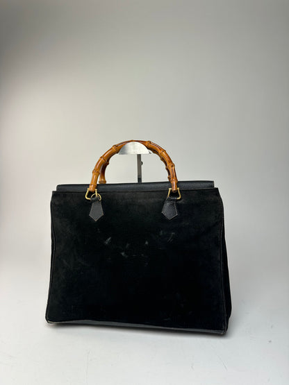 Vintage Gucci bamboo suede Bamboo