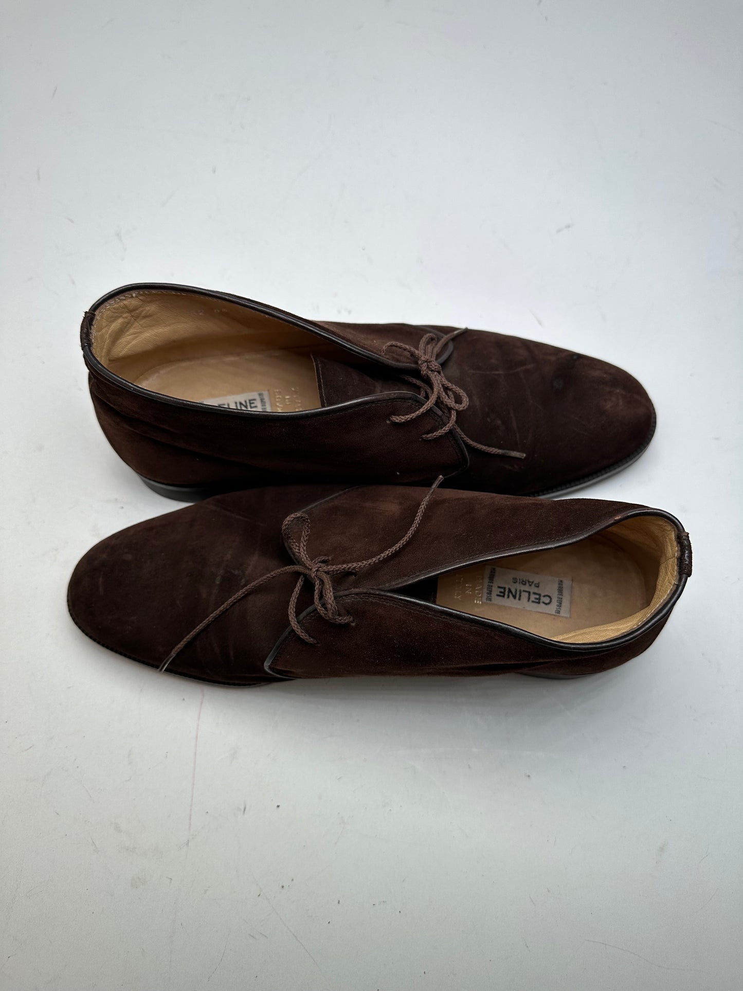 Vintage Celine Chukka Boots Brown Suede EU40,5