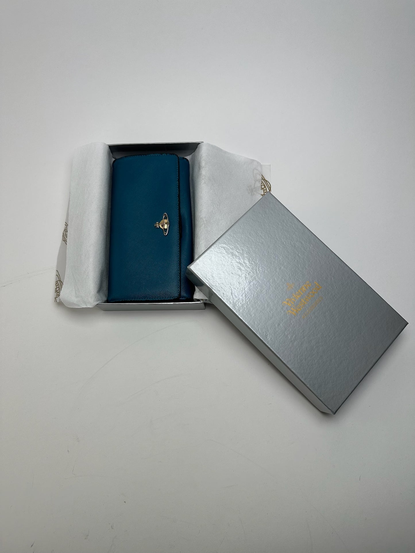 Vintage Vivienne Westwood Leather Wallet Blue