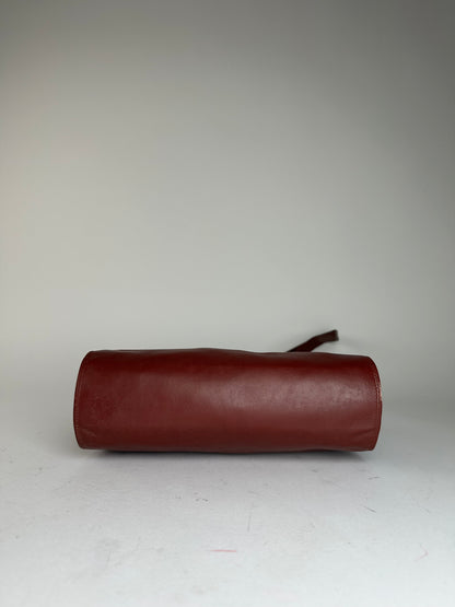 Vintage Cartier Must de Cartier Shoulder Bag Leather Bordeaux