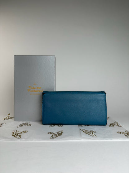 Vintage Vivienne Westwood Leather Wallet Blue
