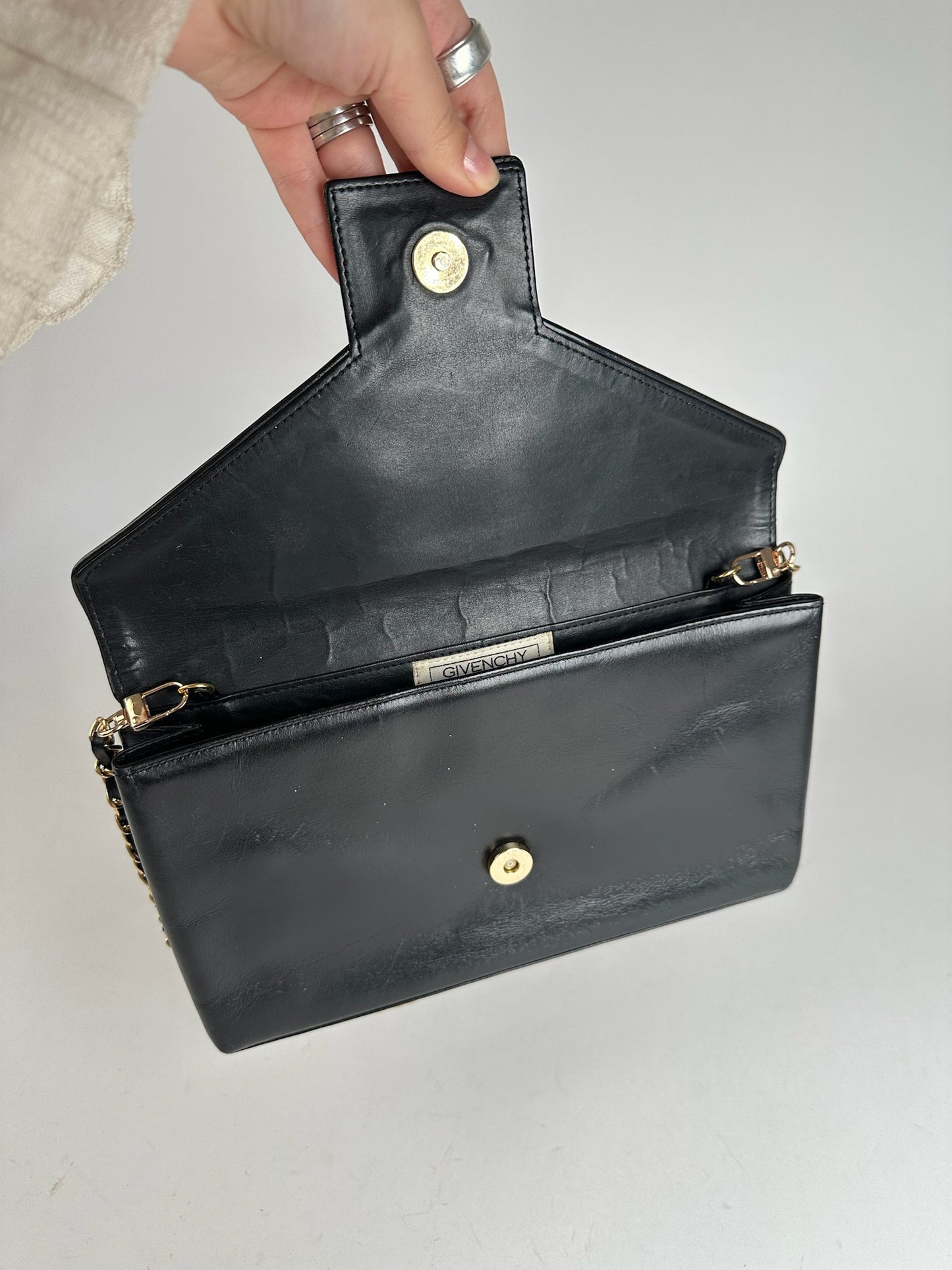 Vintage Givenchy Leather bag black