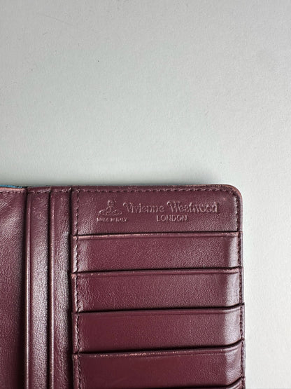 Vintage Vivienne Westwood Leather Wallet Blue