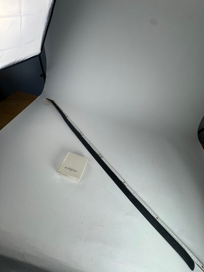 Vintage Givenchy Leather Belt Black new