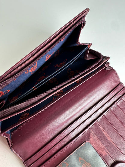 Vintage Vivienne Westwood Leather Wallet Blue