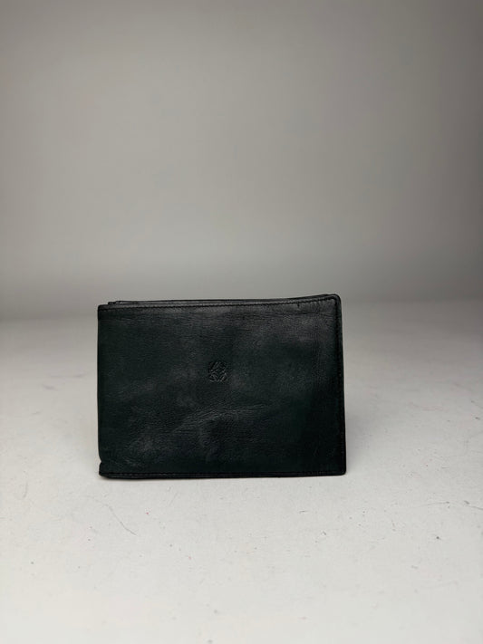 Vintage Loewe Madrid Soft Leather Card Holder black