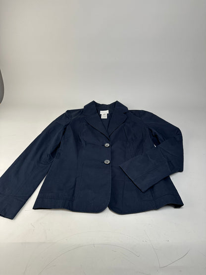 Vintage Celine Cotton Blazer Navy Blue M