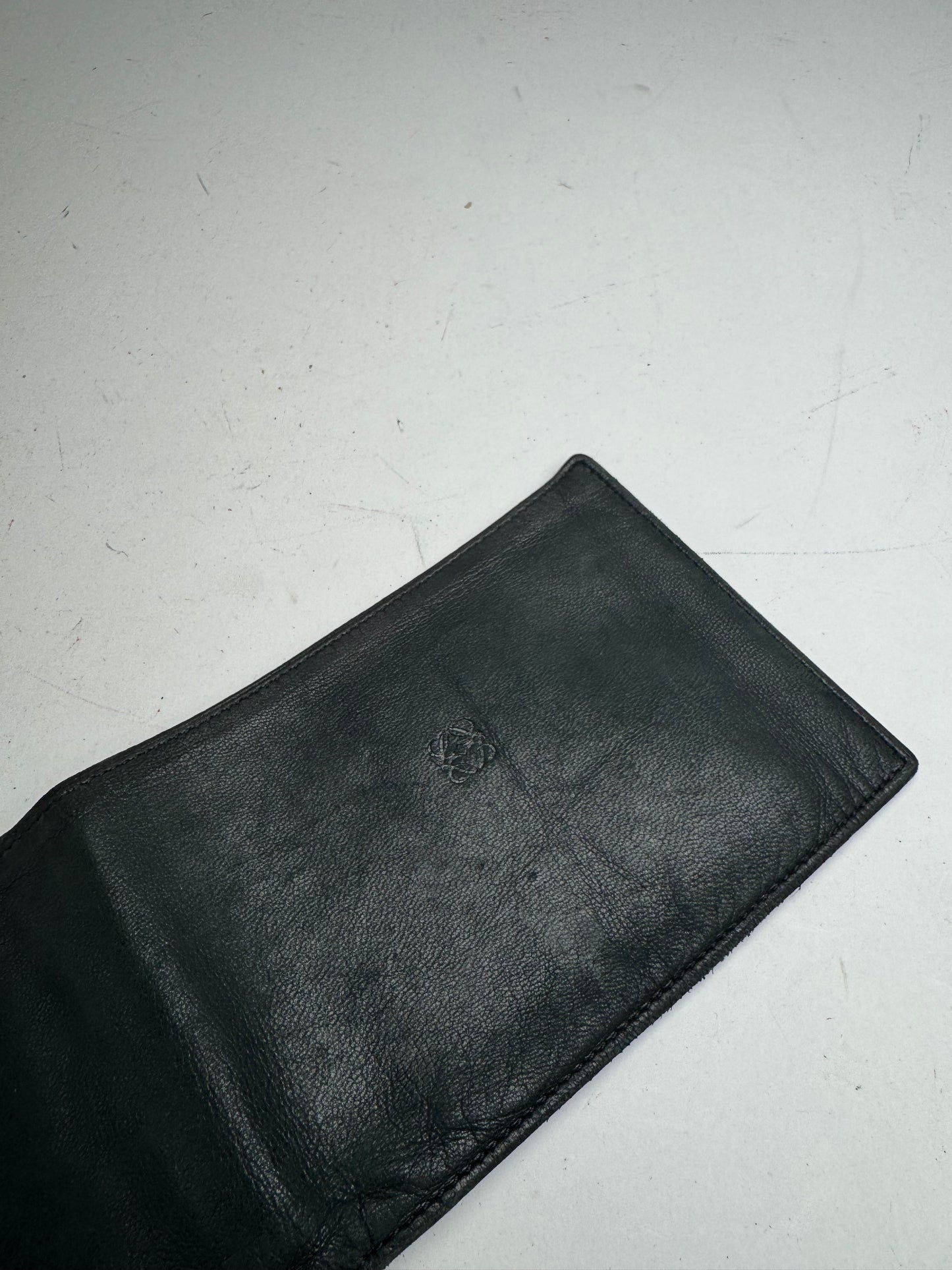 Vintage Loewe Madrid Soft Leather Card Holder black