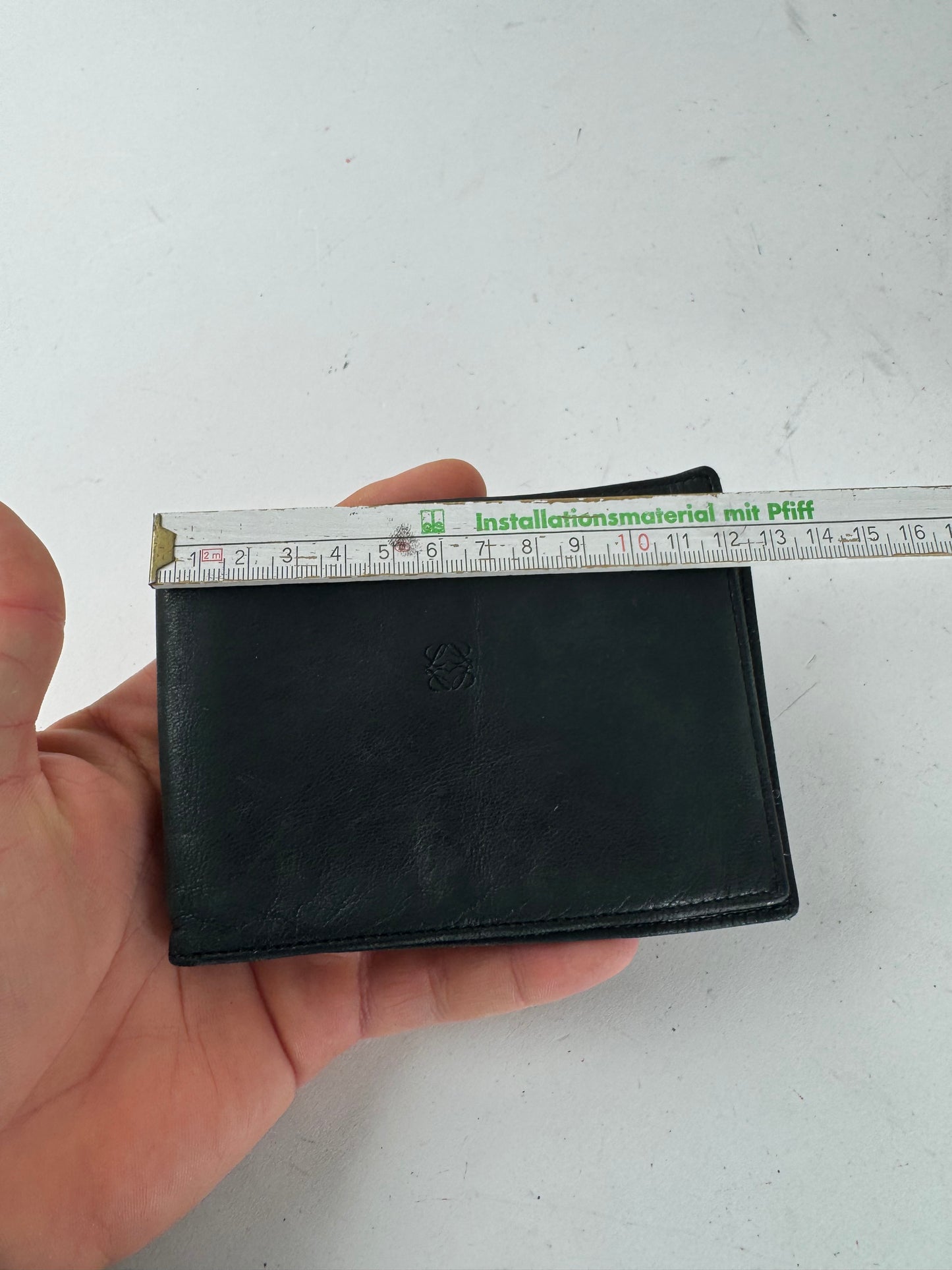 Vintage Loewe Madrid Soft Leather Card Holder black