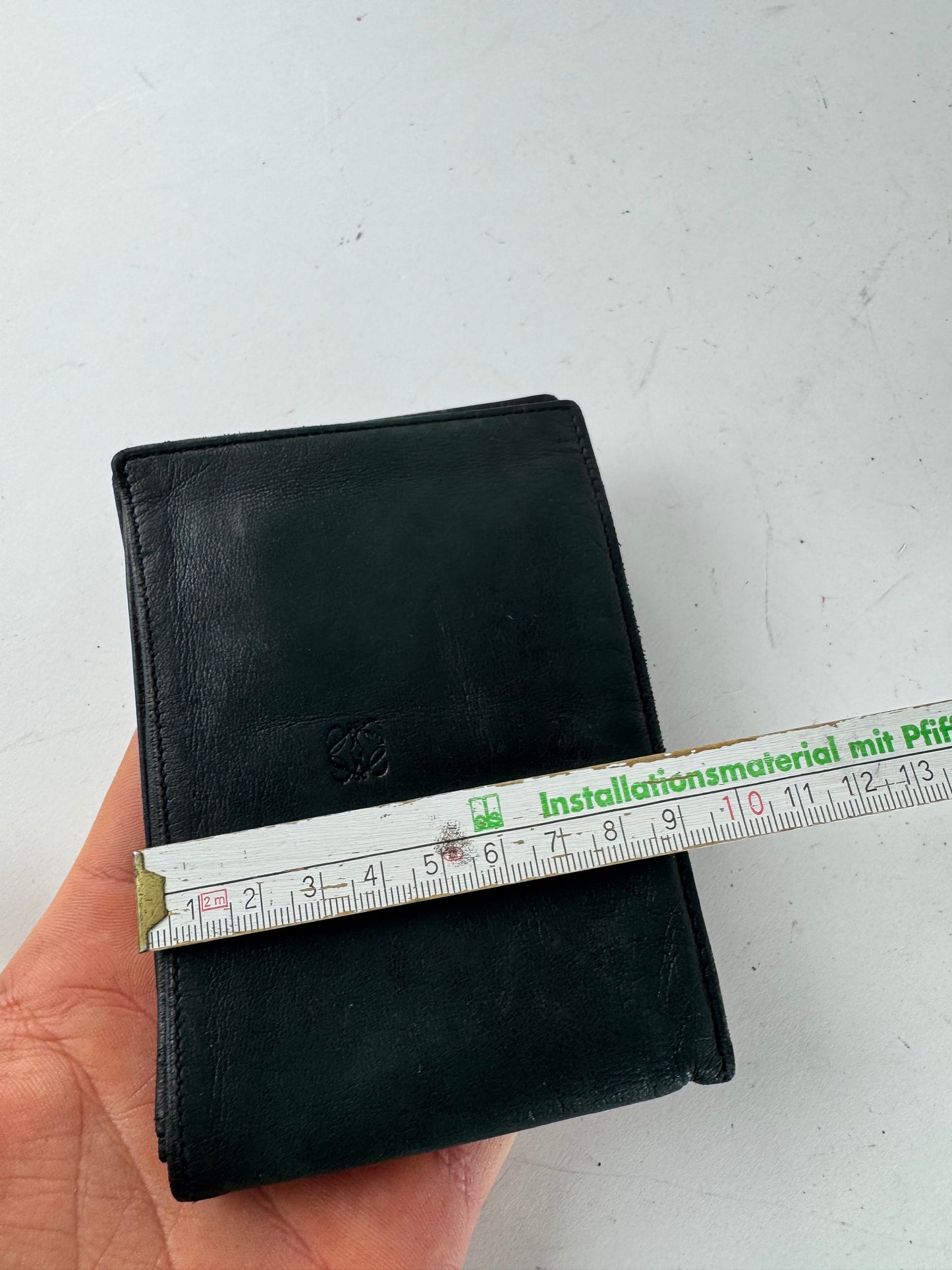 Vintage Loewe Madrid Soft Leather Card Holder black