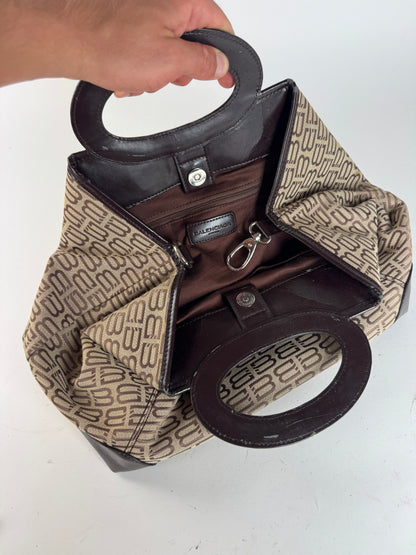 Sac Balenciaga Monogram Vintage beige marron