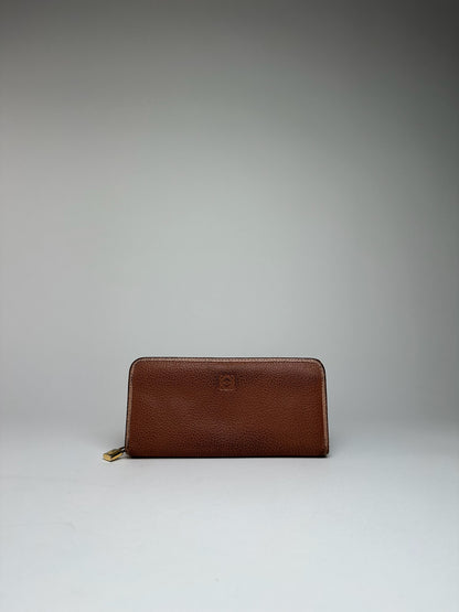 Vintage Loewe Madrid Leather Wallet Brown