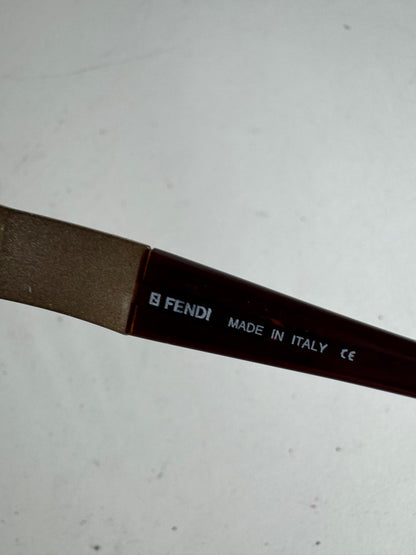 Vintage Fendi Roma Retro Sunglasses Brown