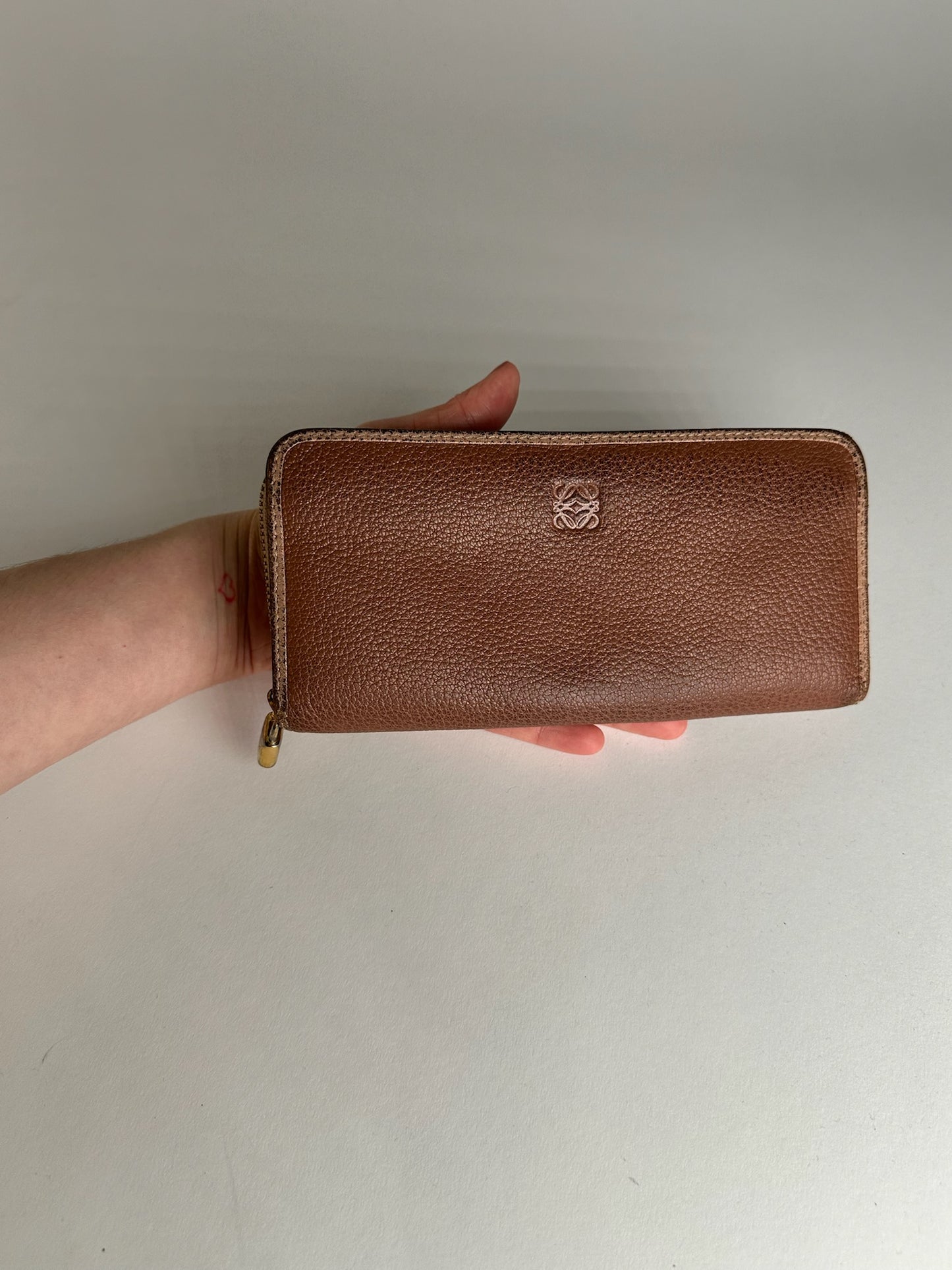 Vintage Loewe Madrid Leather Wallet Brown