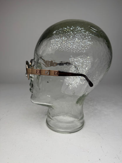 Vintage Fendi Roma Retro Sunglasses Brown