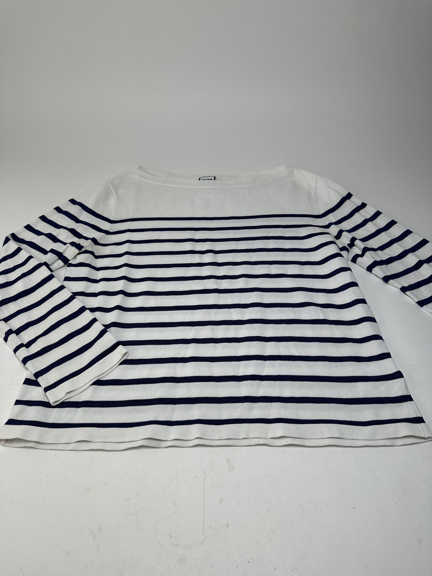 Vintage Jean Paul Gaultier Marinière Top Cotton White Navy L
