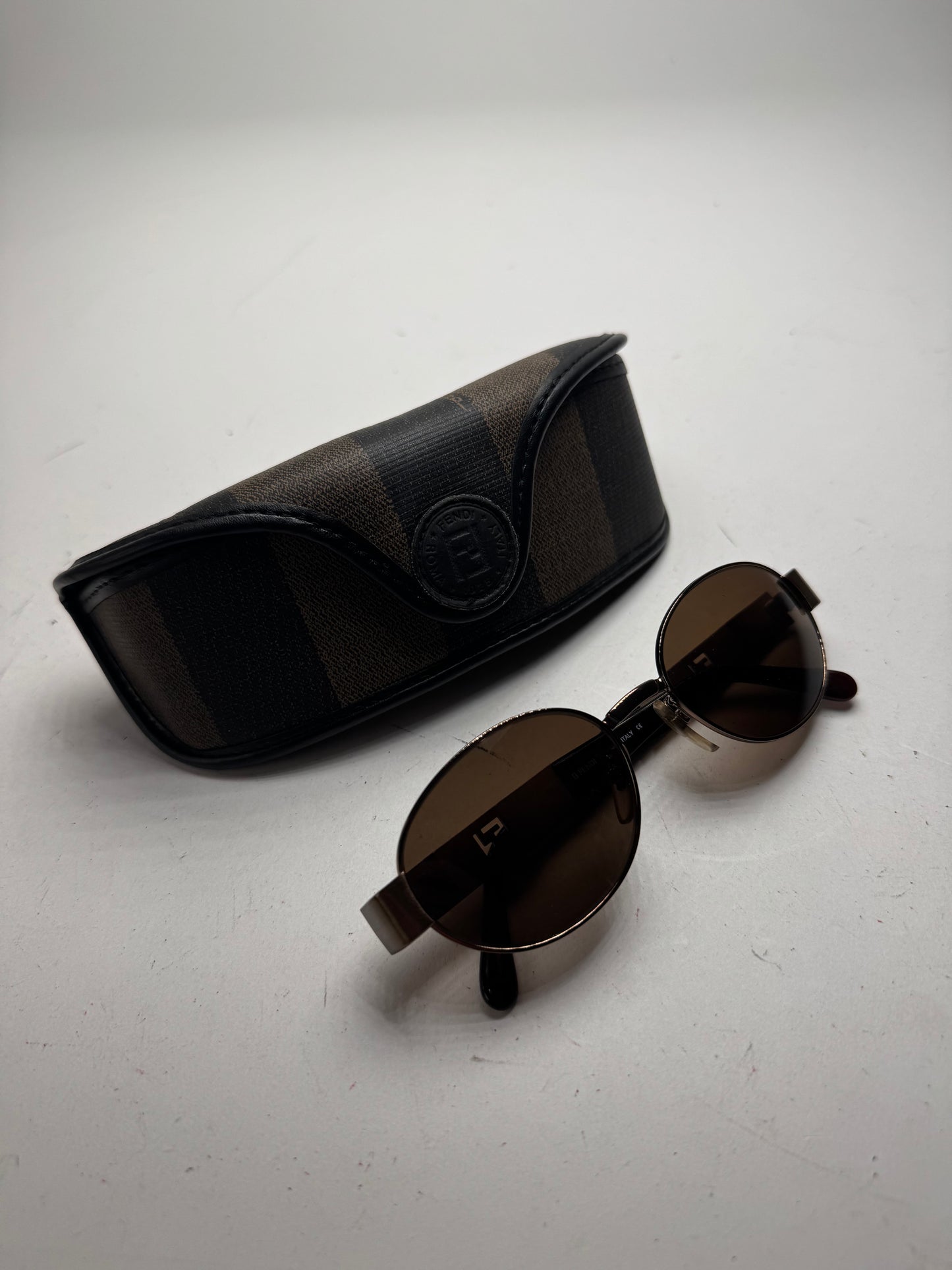 Vintage Fendi Roma Retro Sunglasses Brown