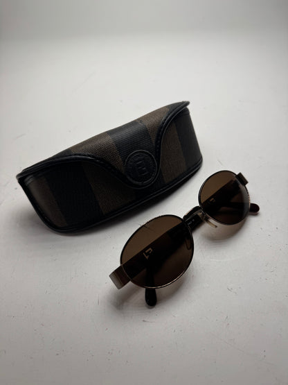 Vintage Fendi Roma Retro Sunglasses Brown