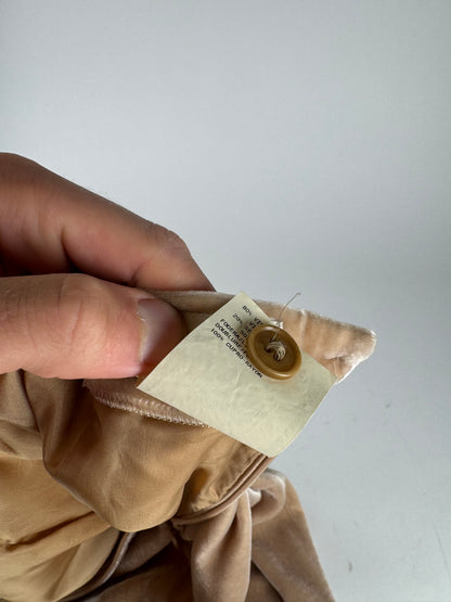 Vintage Armani Velvet Skirt Brown S