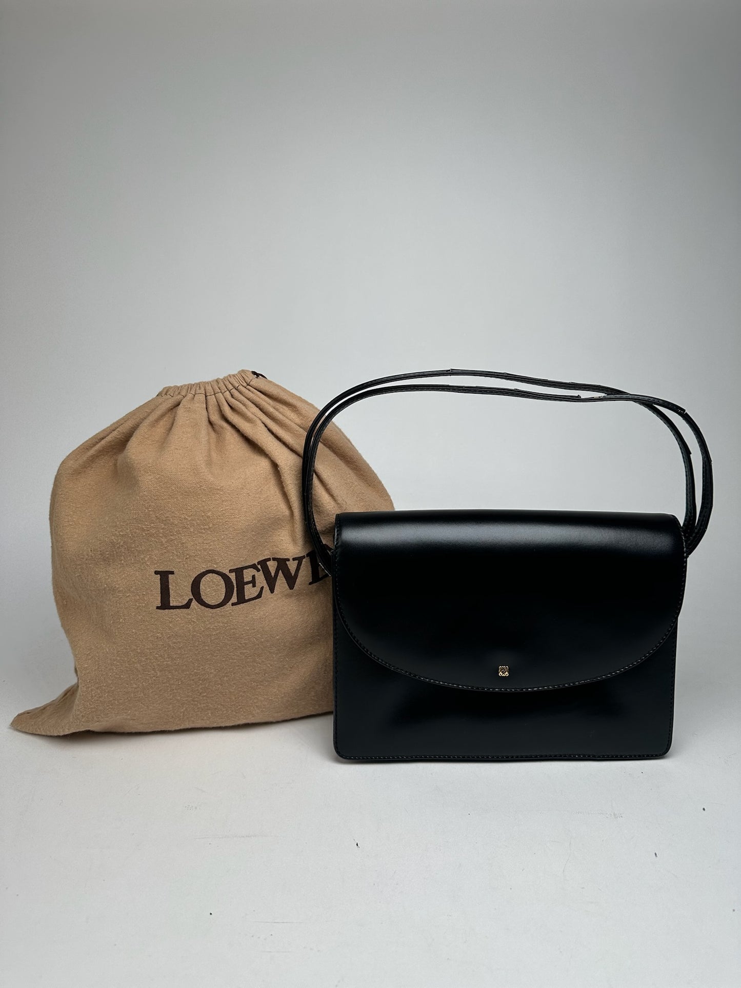 Vintage Loewe Madrid Leather baguette bag