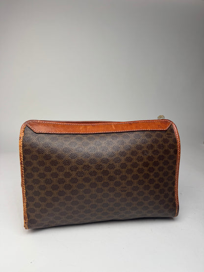 Pochette vintage en cuir marron Céline Paris