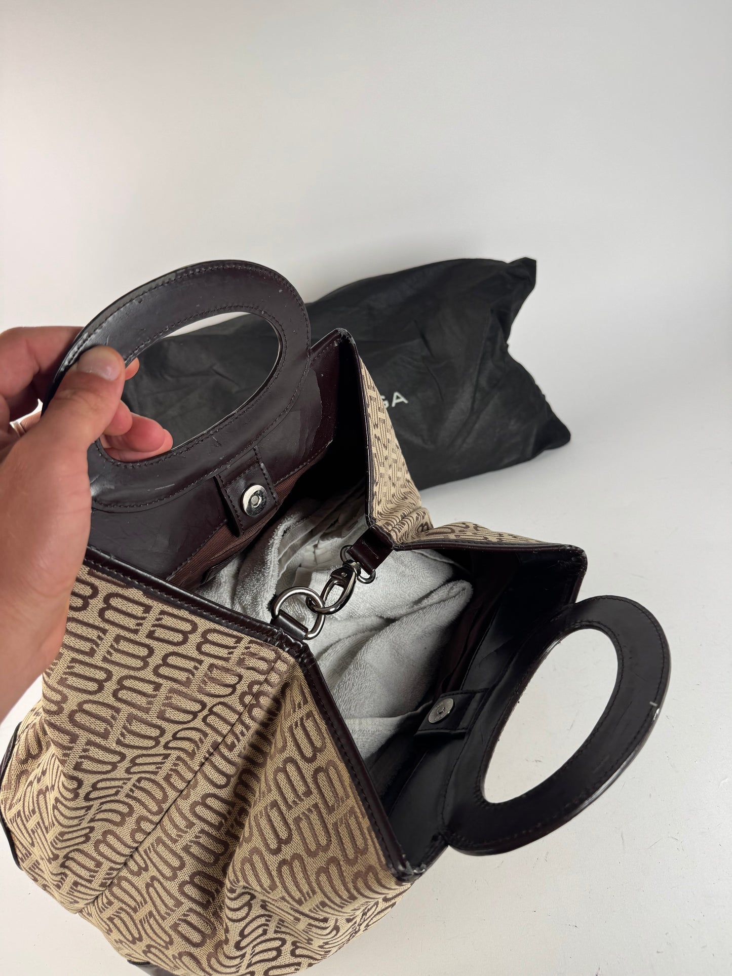 Sac Balenciaga Monogram Vintage beige marron