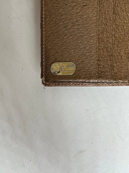 Vintage Gucci GG Supreme Long Wallet Beige