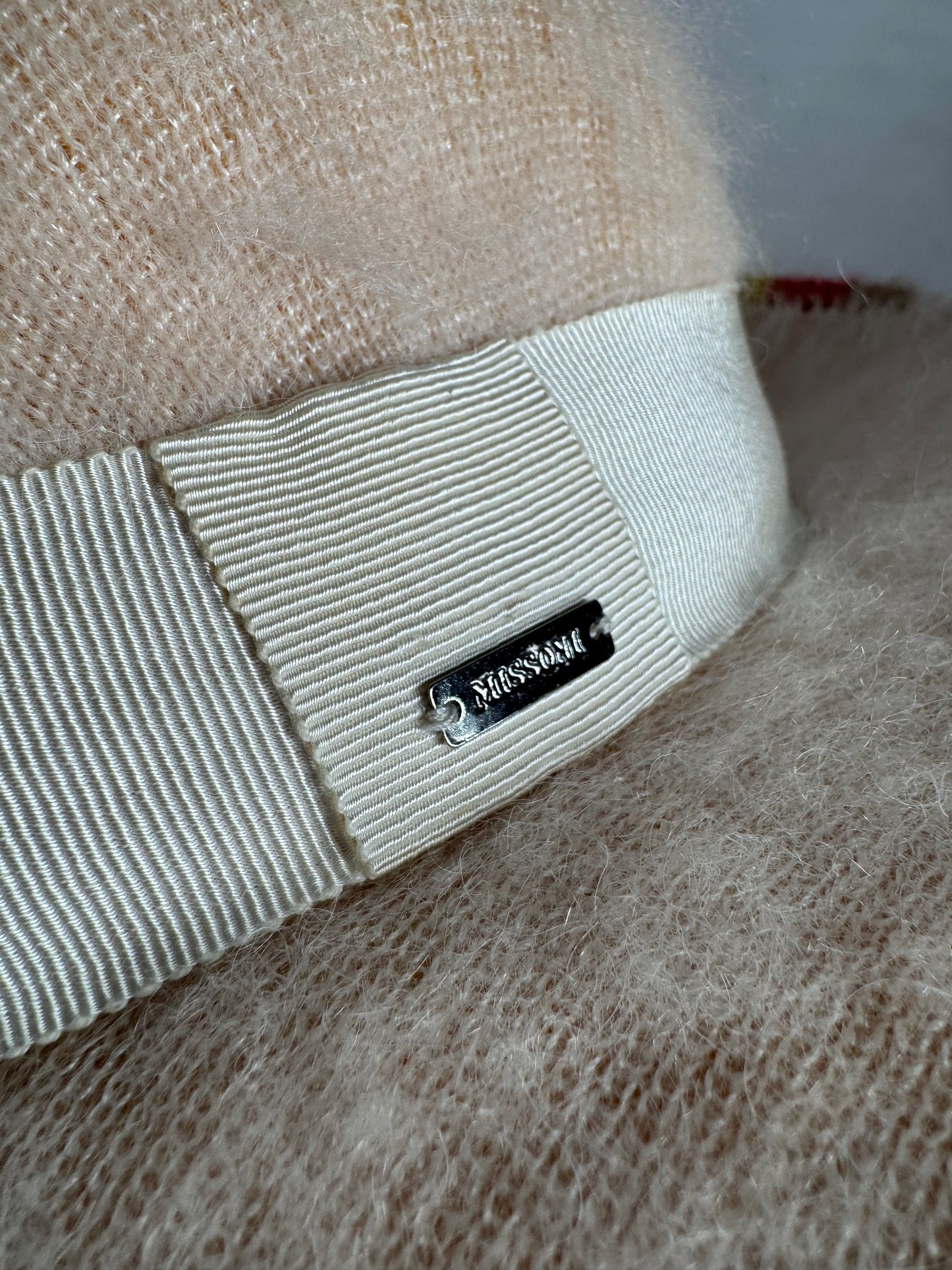 Vintage Missoni Wool Sombrero Hat Beige