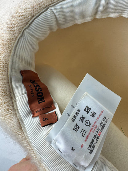 Vintage Missoni Wool Sombrero Hat Beige