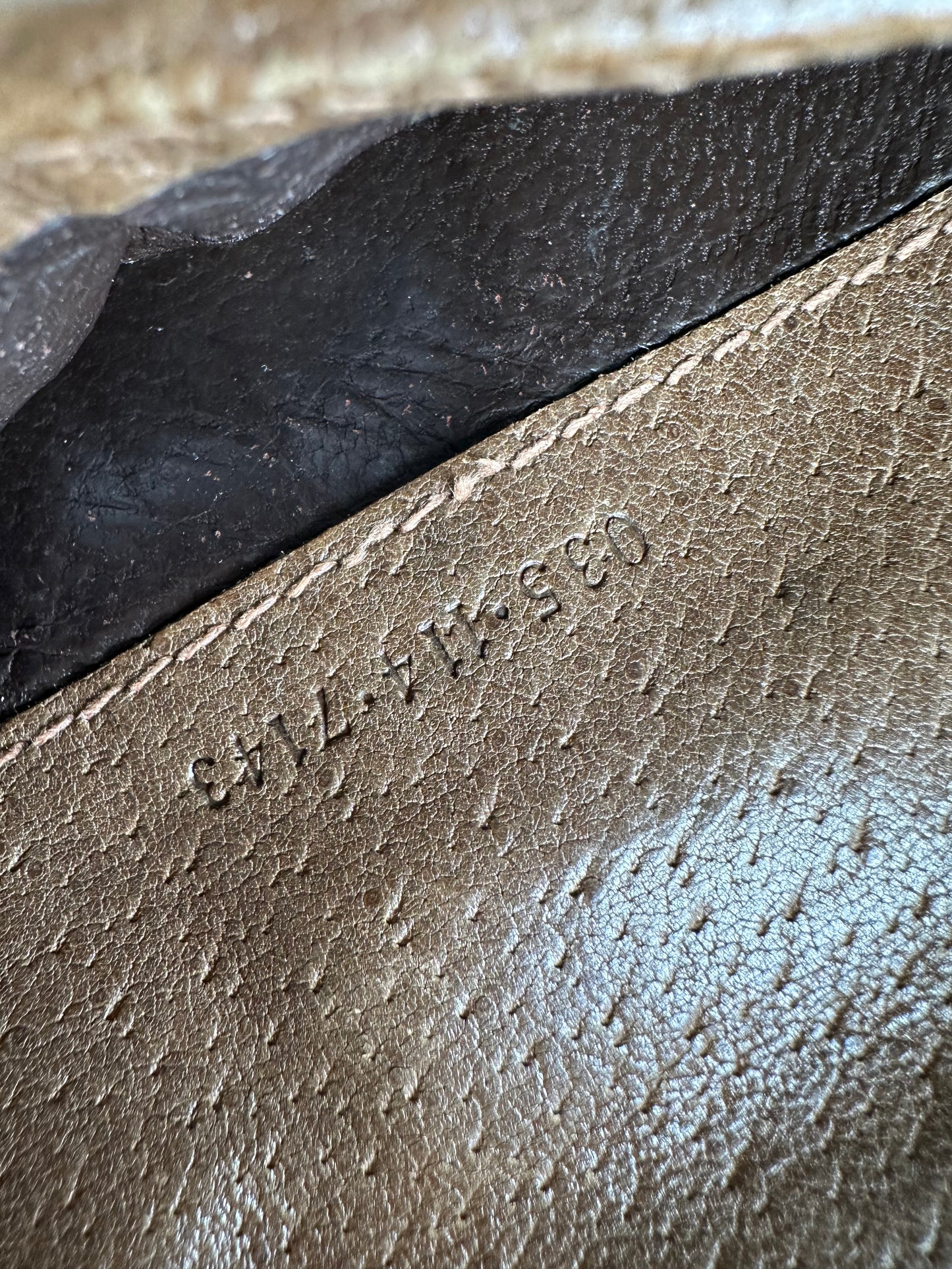 Vintage Gucci GG Supreme Long Wallet Beige