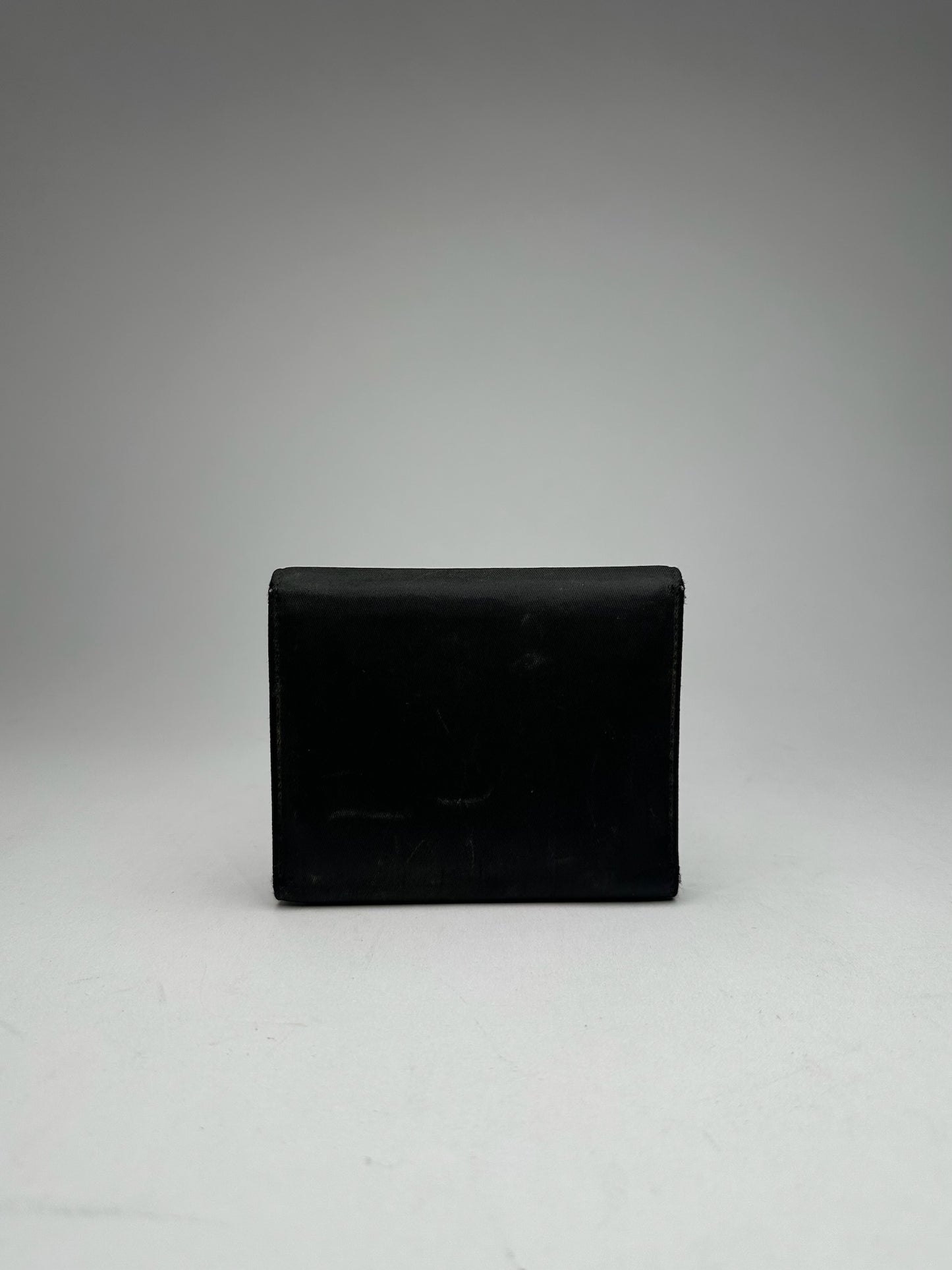 Vintage Prada Tessuto Wallet black