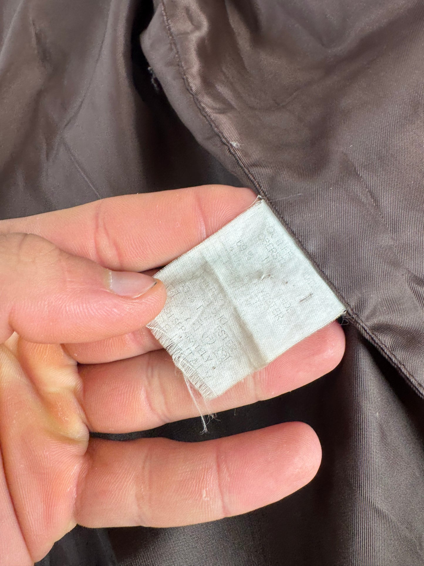 Vintage Fendi Roma Polyester Trenchcoat L Brown