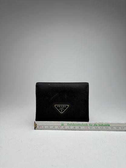 Vintage Prada Tessuto Wallet black