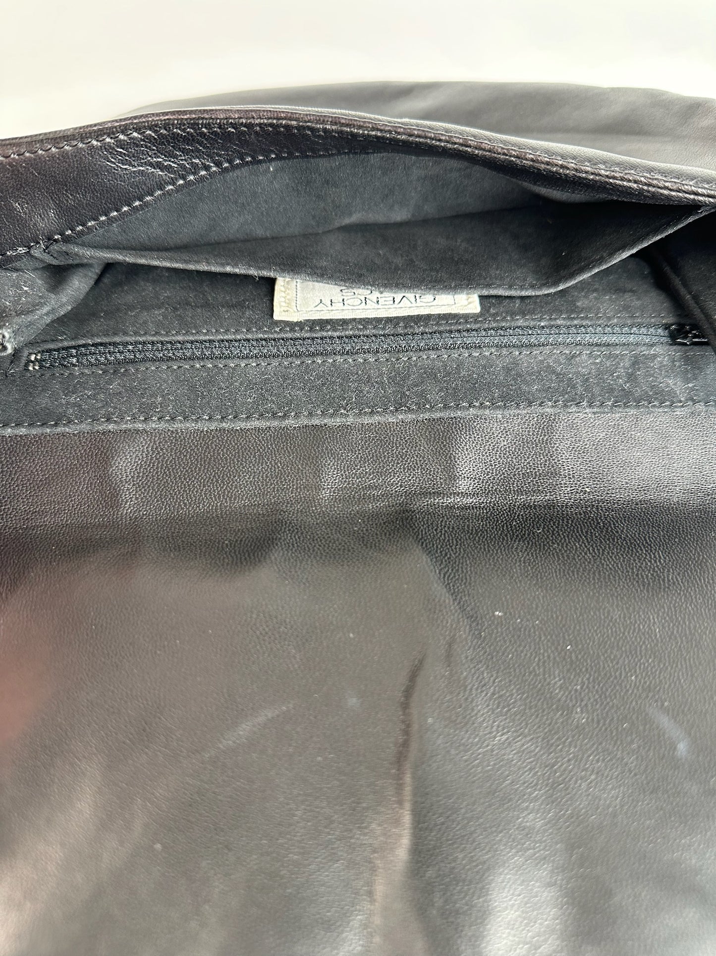 Vintage Givenchy Leather Clutch Black