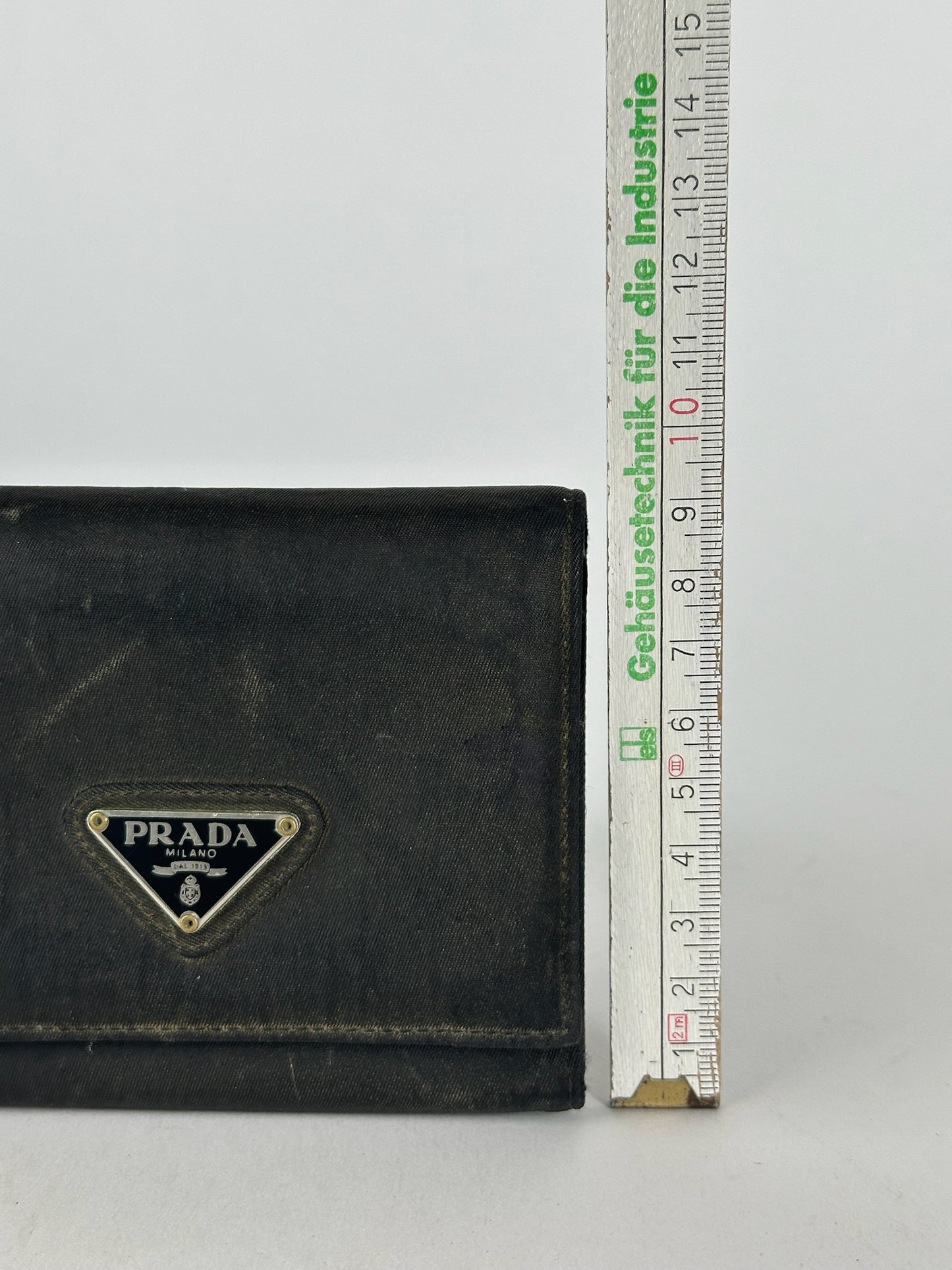 Vintage Prada Tessuto Wallet black