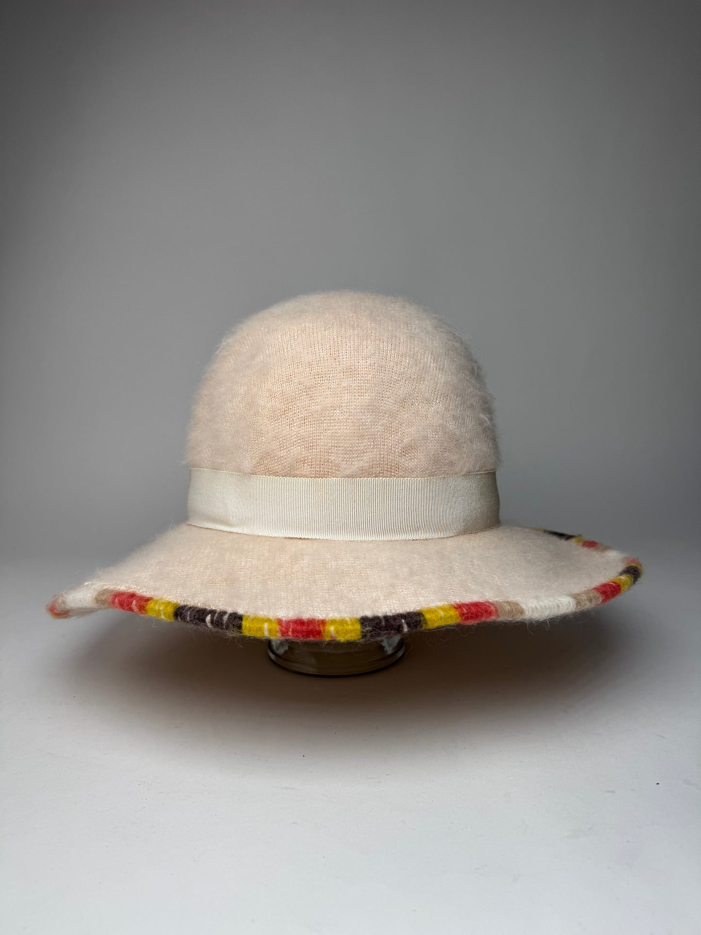 Vintage Missoni Wool Sombrero Hat Beige