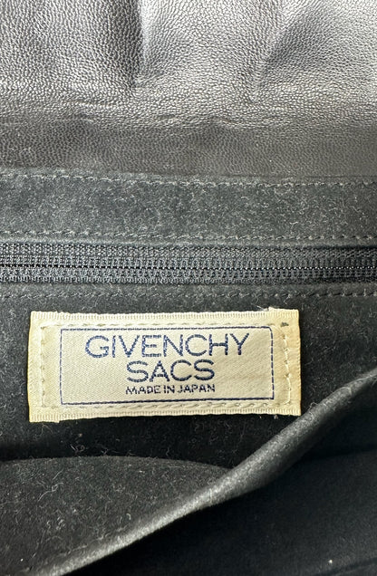 Vintage Givenchy Leather Clutch Black