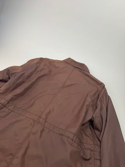 Vintage Fendi Roma Polyester Trenchcoat L Brown