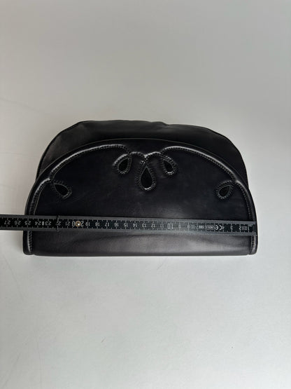 Vintage Givenchy Leather Clutch Black