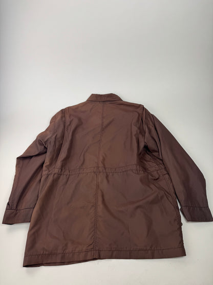 Vintage Fendi Roma Polyester Trenchcoat L Brown