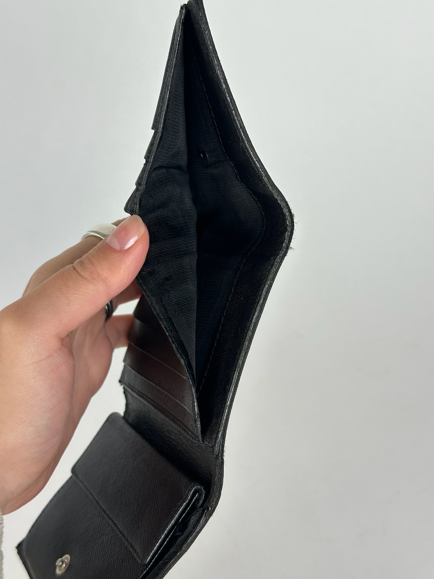 Vintage Prada Tessuto Wallet black