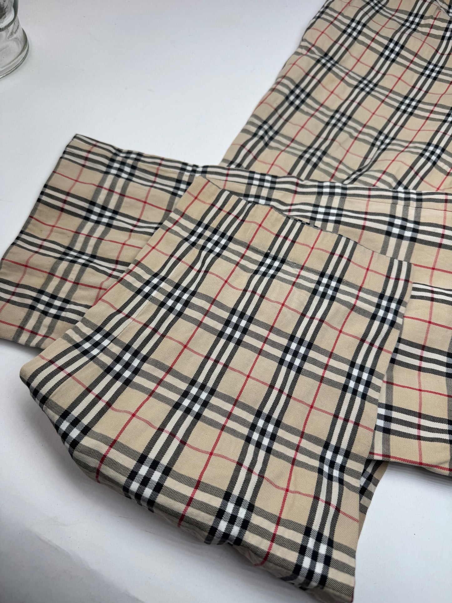 Vintage Burberry Nova Check Cotton Pants 40/L