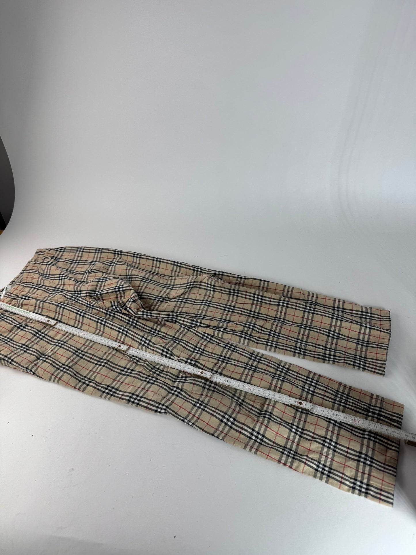 Vintage Burberry Nova Check Cotton Pants 40/L