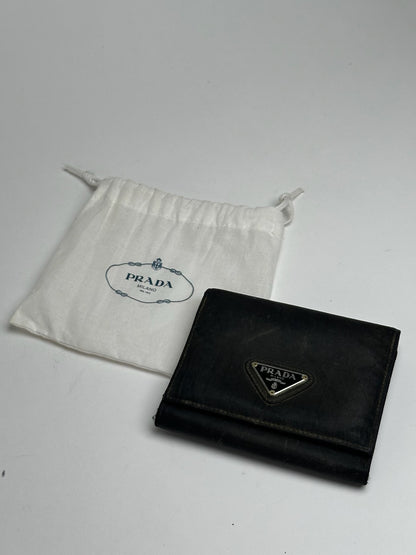 Vintage Prada Tessuto Wallet black