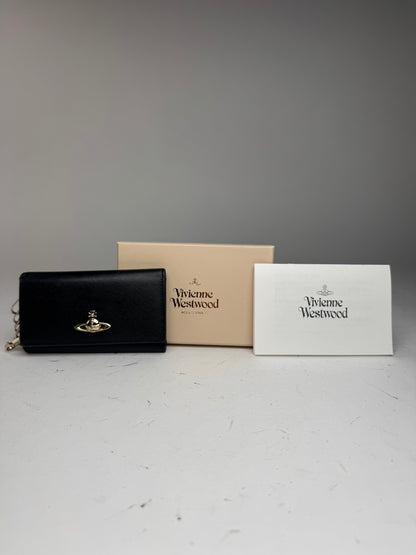 Vintage Vivienne Westwood Leather Key Holder Black