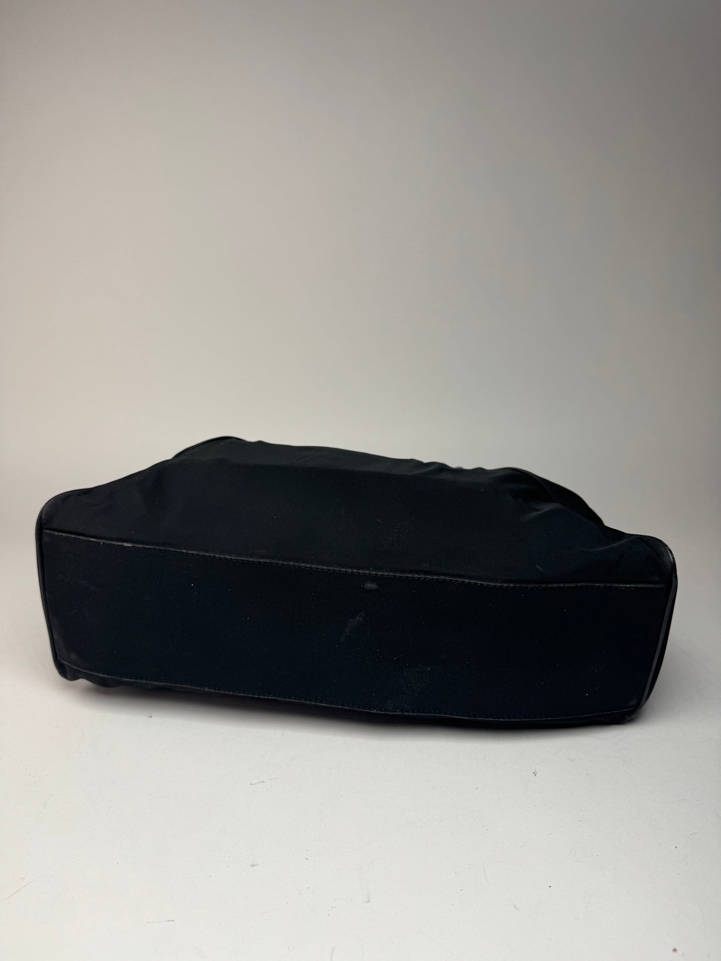 Vintage Loewe Madrid Canvas Handbag Black