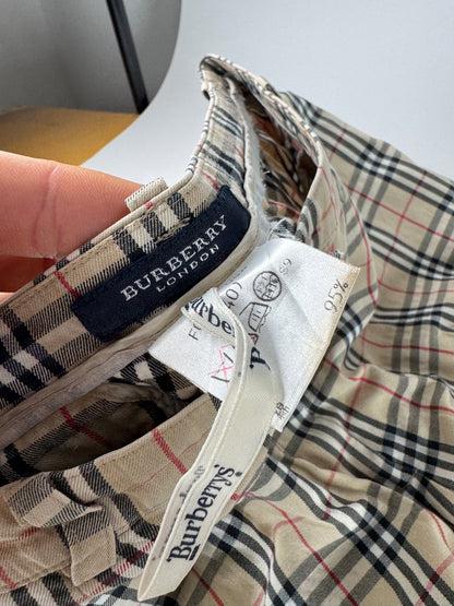 Vintage Burberry Nova Check Cotton Pants 40/L